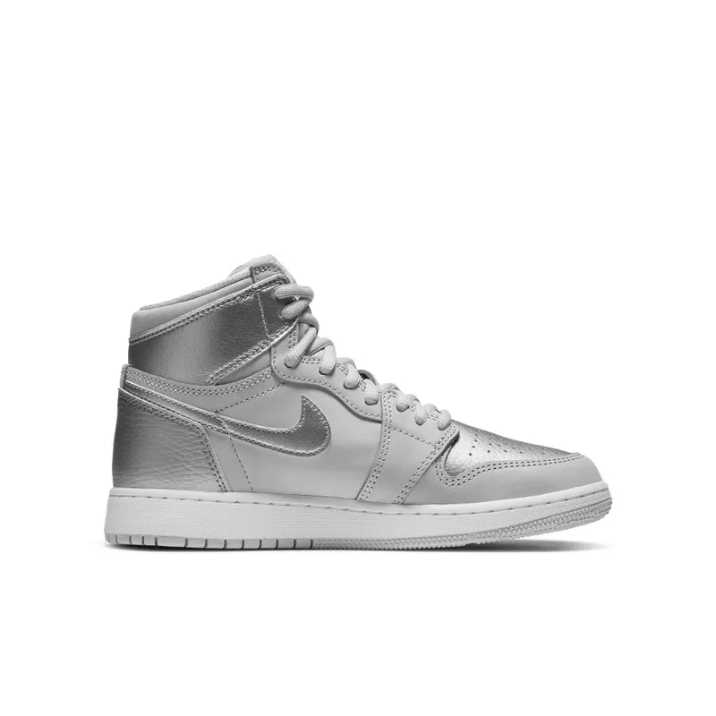 Jordan 1 Retro High CO Japan Neutral Grey (GS) Neutral Grey/Metallic Silver-White (575441-029)