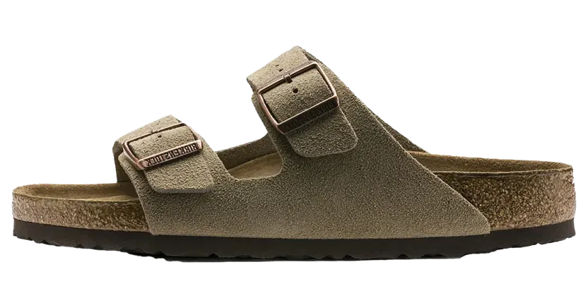 Birkenstock Arizona Soft Footbed “Suede Leather – Taupe” (0951301)