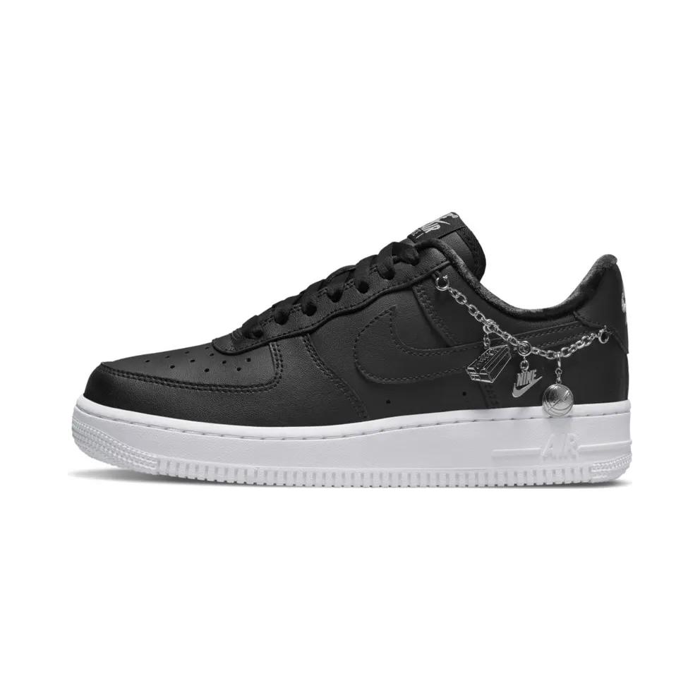 Nike Air Force 1 Low LX Black Pendant (W) – “Black / White / Metallic Silver” (DD1525-001)