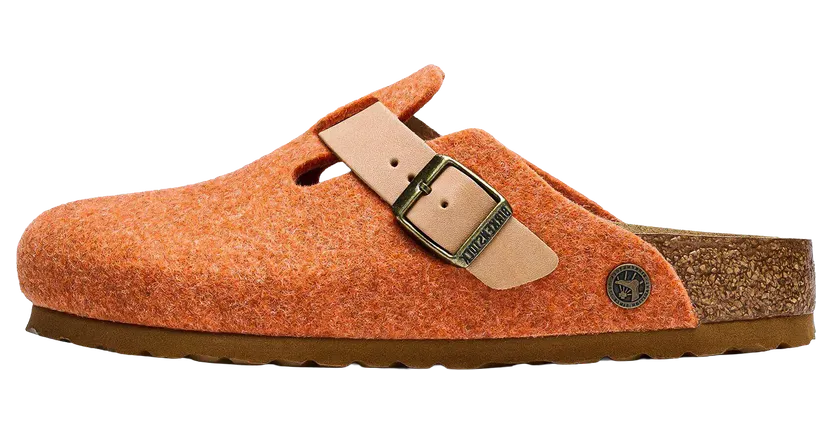 Birkenstock Boston Felt “Concepts Orange” (1031991-WIDE)
