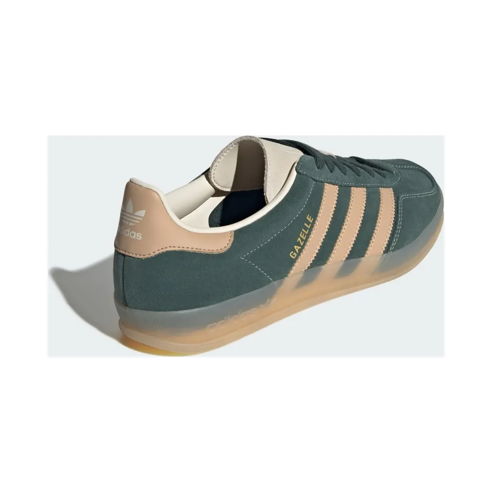 Adidas Gazelle Indoor Shadow Green / Warm Sandstone / Wonder White (JH5402)
