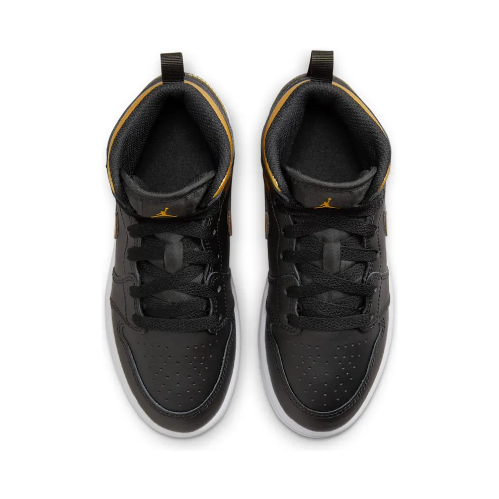 Jordan 1 Mid Metallic Gold Black (DQ8424-071)