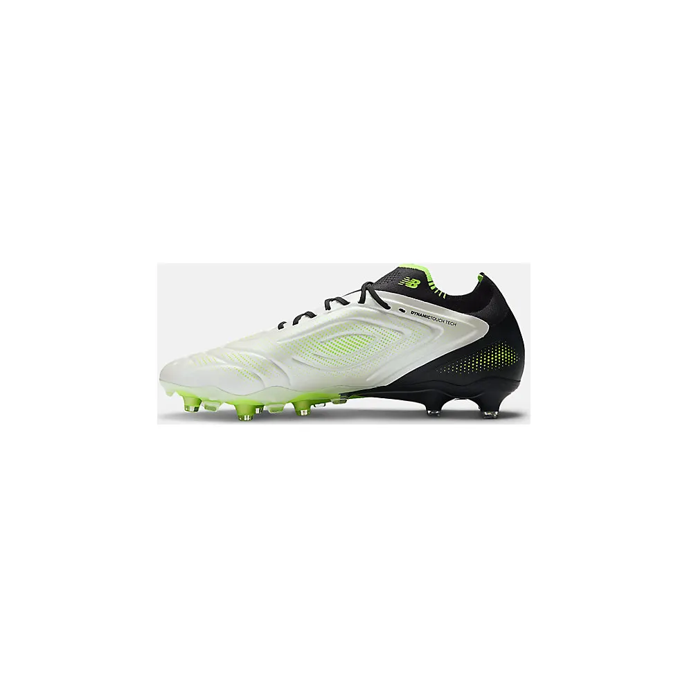 NEW BALANCE TEKELA ELITE LOW LACED FG V5 “White / Black / Pixel Green” (ST1FLSP5)