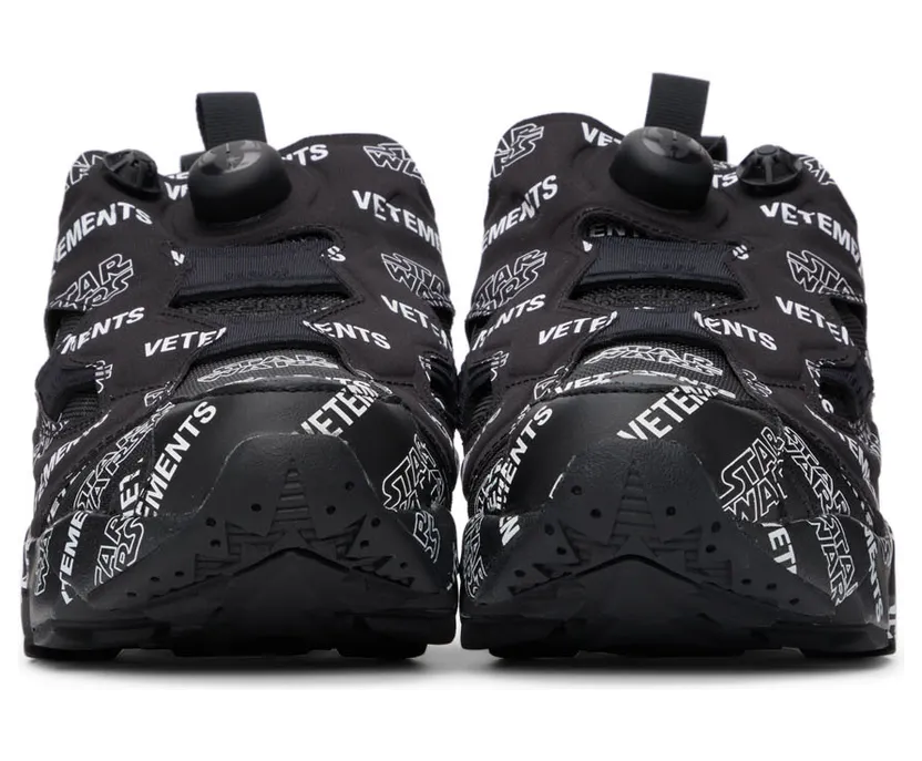 VETEMENTS Black Reebok Edition STAR WARS Instapump Fury Sneakers (UE52SN100B) (2)