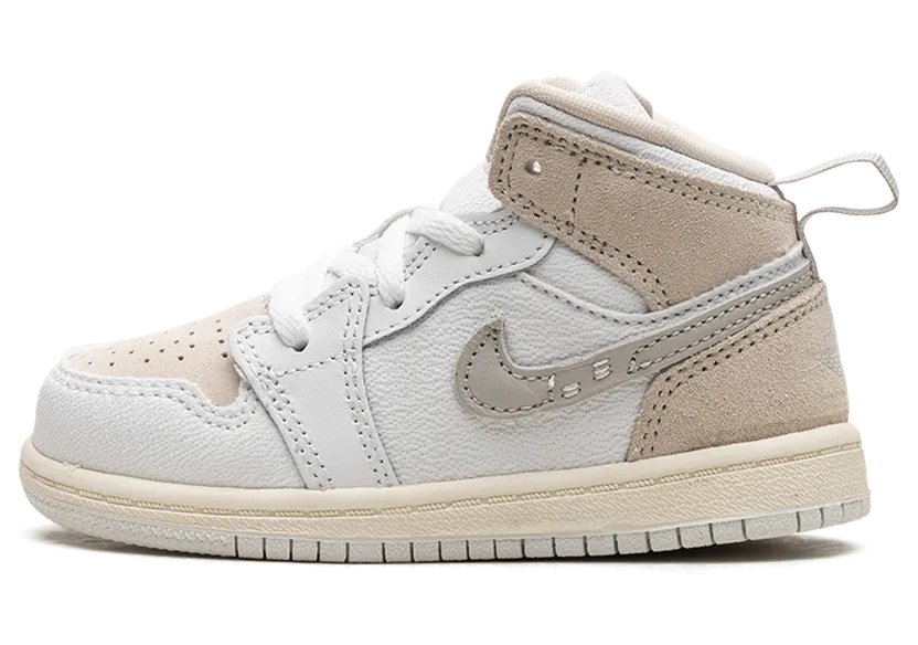 Jordan 1 Mid SE Craft TD “White Grey” (FB9140-120)