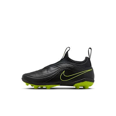 Nike Jr Tiempo Maestro Club Flex ‘ Multi-Ground Low-Top “Black / Volt” (IB5029-007)