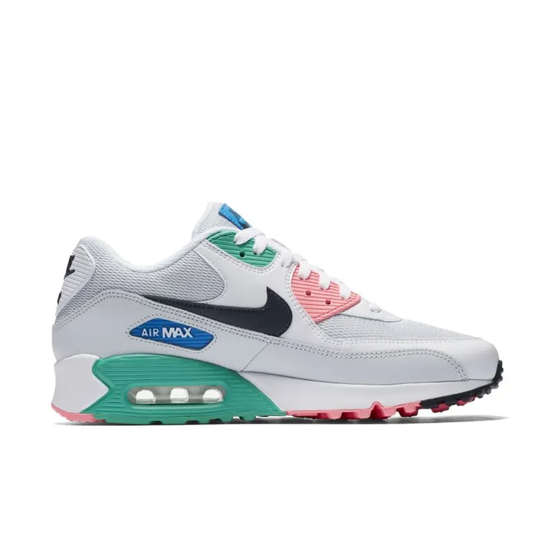 Nike Air Max 90 South Beach White/Obsidian-Pure Platinum-Blue Nebula (AJ1285-100)