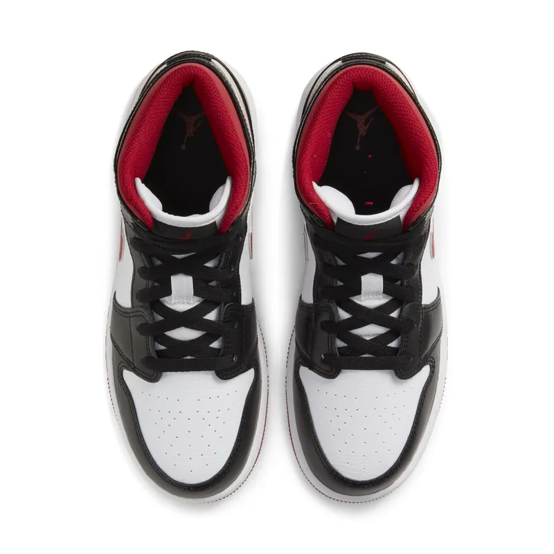 Air Jordan 1 Mid Gym Red (GS) (DJ4695-122)