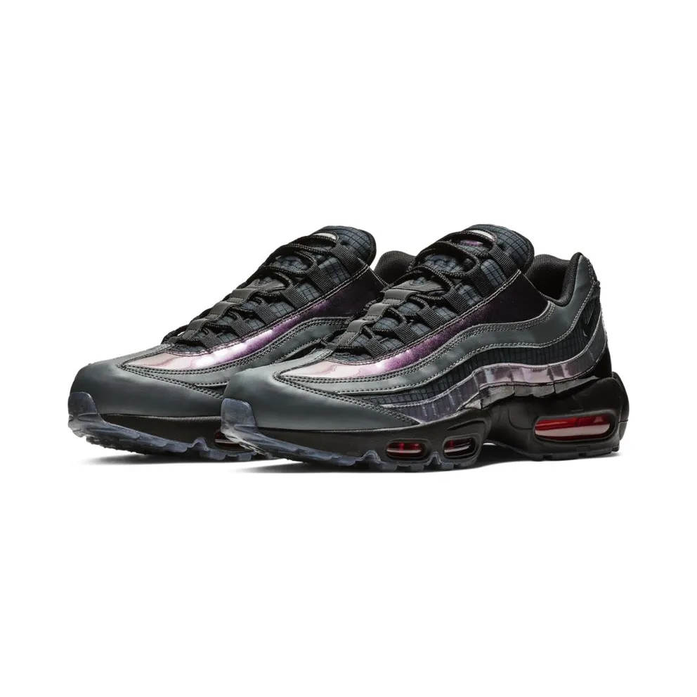 Nike Air Max 95 LV8 Black Black/Ember Glow-Dark Grey (AO2450-001)