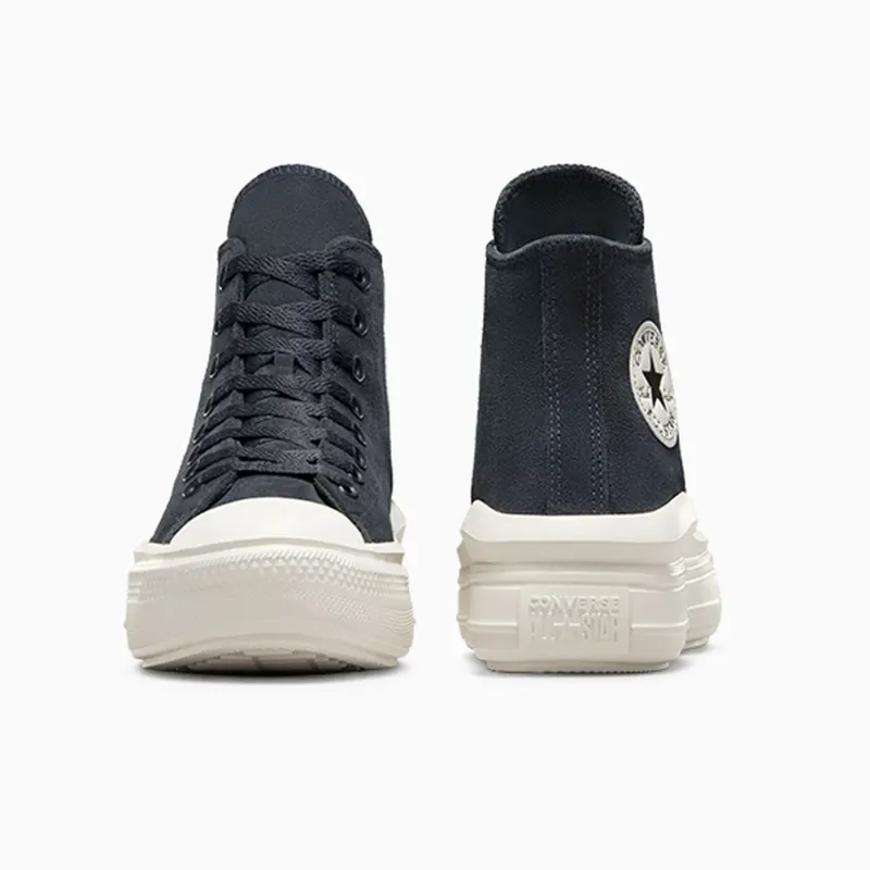 Converse Chuck Taylor All Star Move Platform Colorful Suede Shadow Woods/Egret/Black (A11146C)