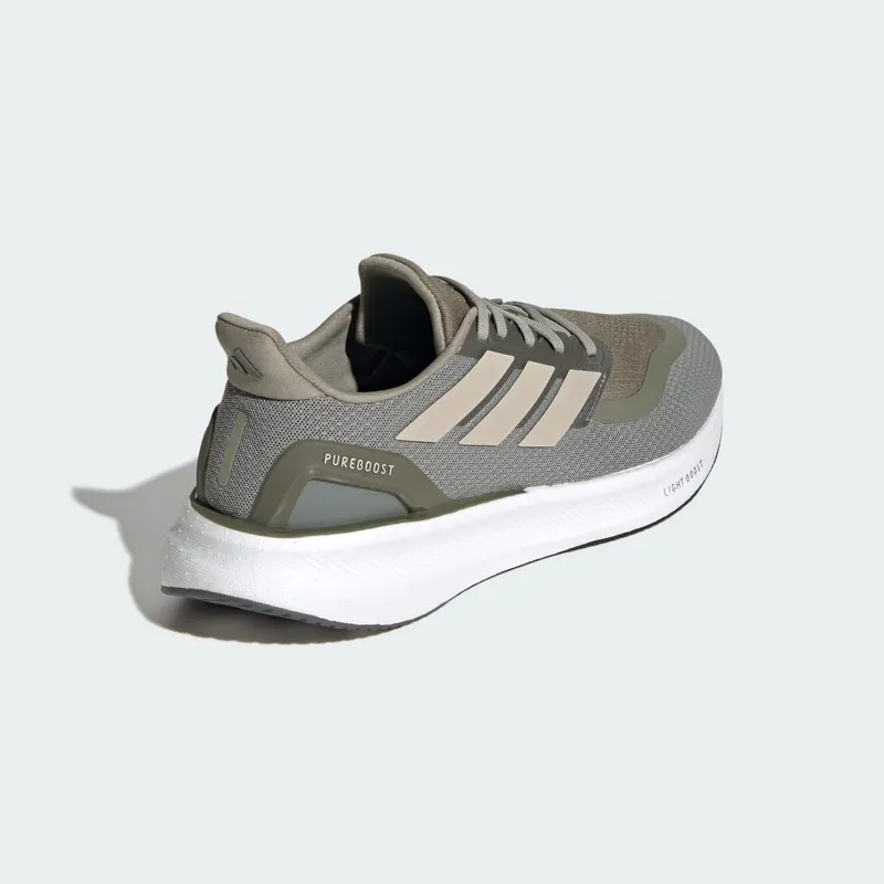 adidas Pureboost 5 Silver Pebble Wonder Beige Olive Strata (IF9195)