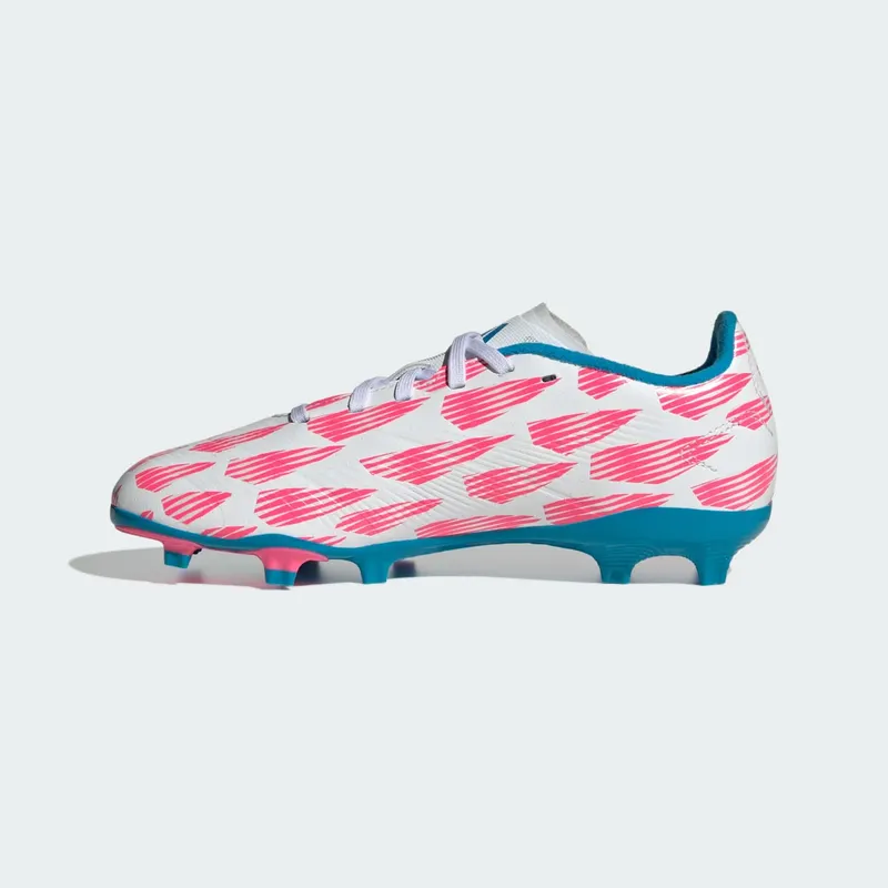adidas Predator League FG Cloud White Solar Blue Solar Pink (IF6352)
