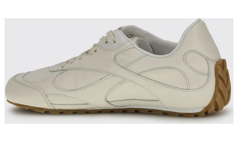 Bottega Veneta Orbit Flash Leather Sneakers White (867941V65C09013) (2)