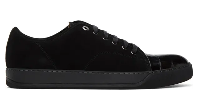 Lanvin Black Croc DBB1 Sneakers (FM-SKDBB1-VEWE-H20)