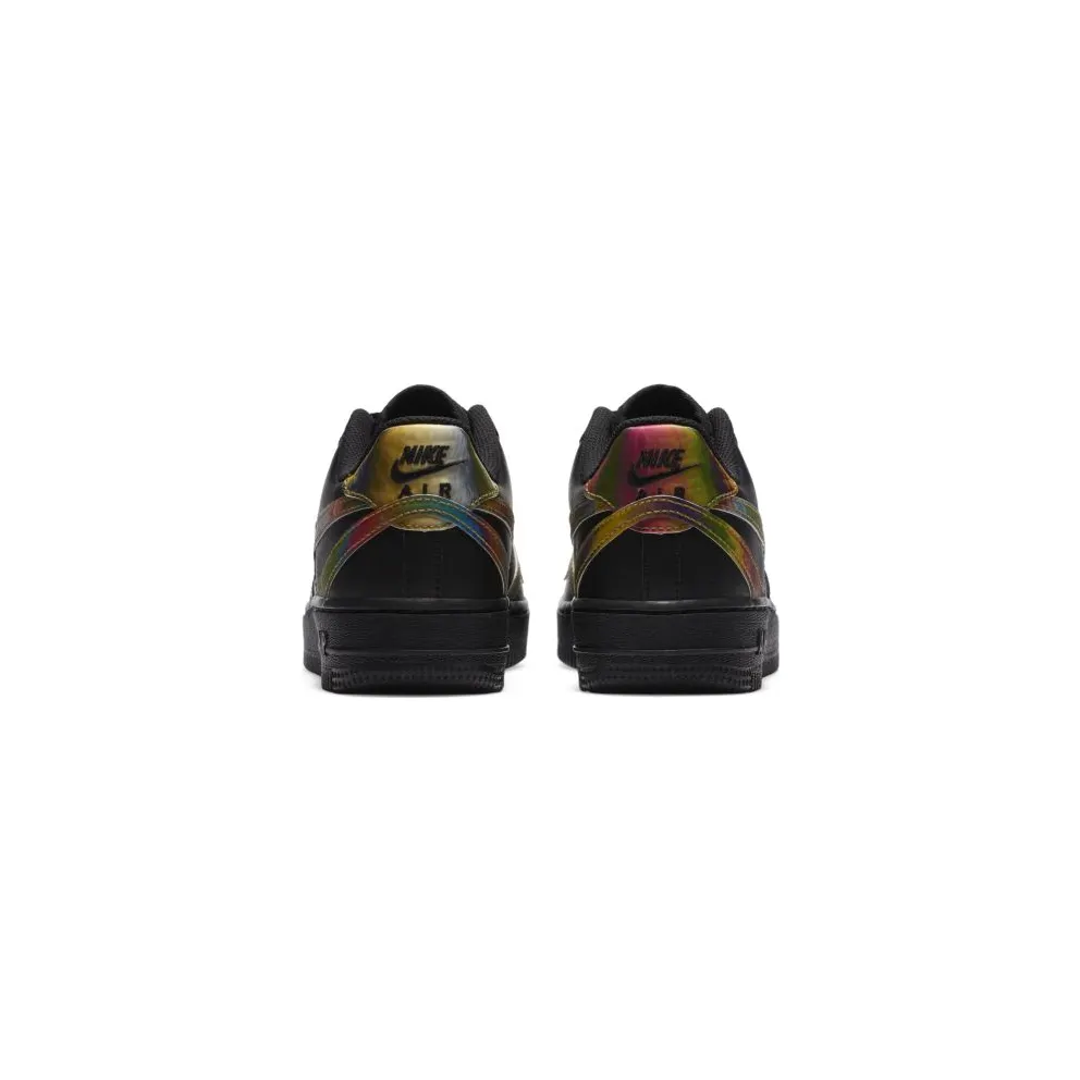Nike Air Force 1 Low Misplaced Swooshes Black Multi Black/Reflect Silver (CZ5890-001)