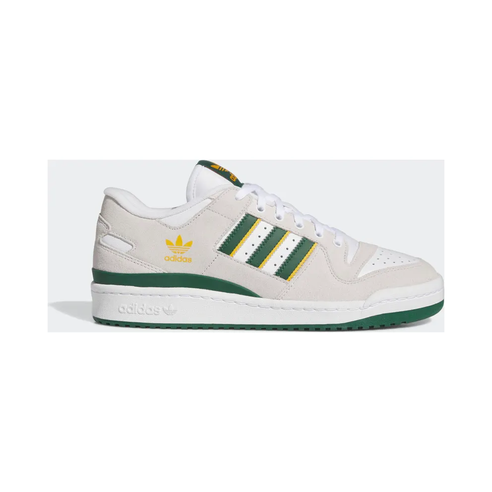 Adidas Forum 84 Low ADV Crystal White / Dark Green / Preloved Yellow (IG7583)