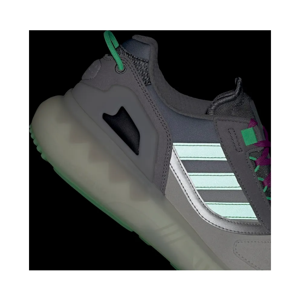 Adidas ZX 5K BOOST Grey Three / Beam Green / Semi Pulse Lilac (GX2028)