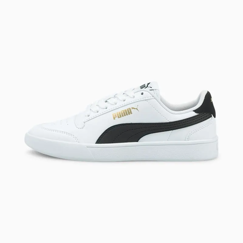 PUMA Shuffle Youth White/Black/Gold (375688-02)