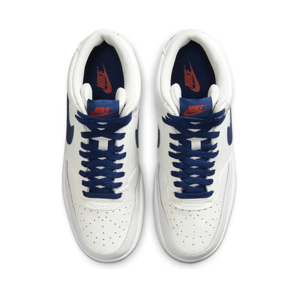 Nike Court Vision Mid Summit White Summit White/Firewood Orange/White (CD5466-104)