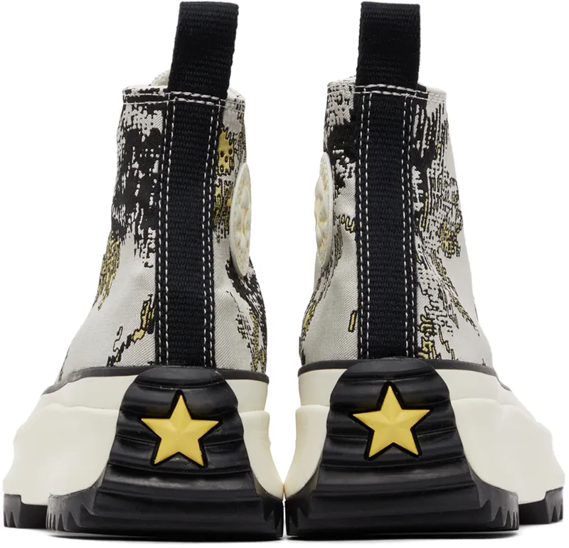 Converse Hybrid Floral Run Star Hike Saturn Gold/Black/egret (171399C)