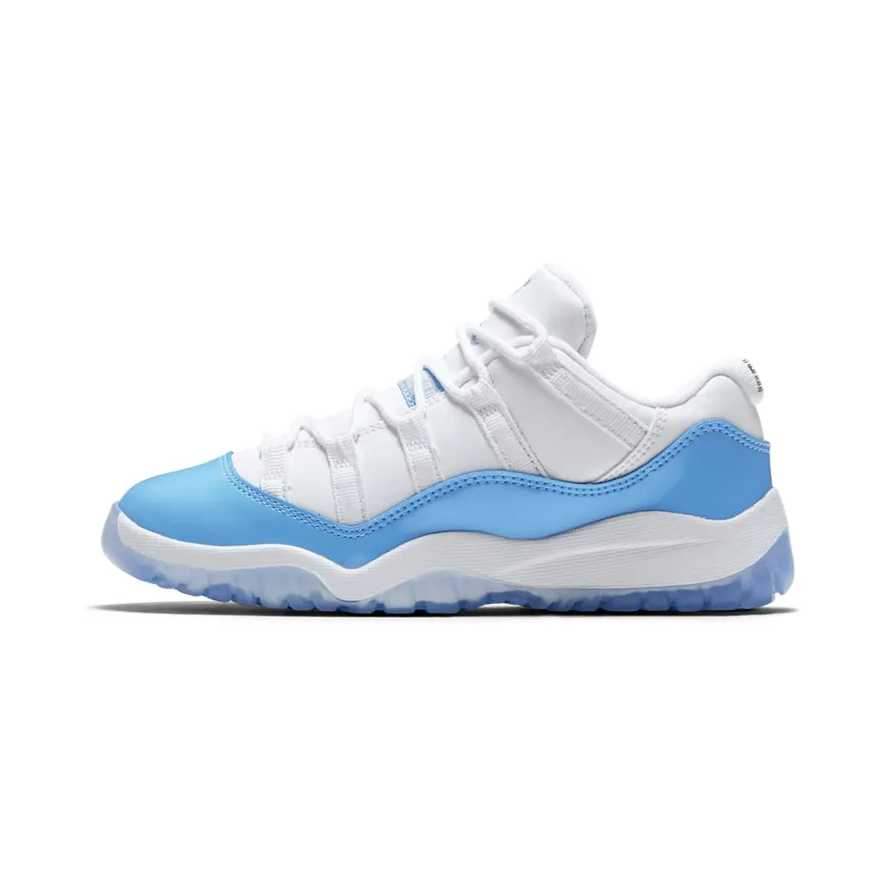 Jordan 11 Retro Low UNC (PS) White/University Blue-Black (505835-106)