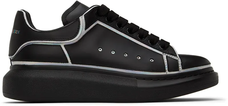 Alexander McQueen White & Silver Oversized (645868WIBNV)