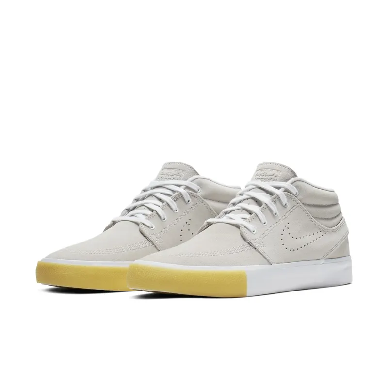 Nike SB Zoom Stefan Janoski Mid RM SE White White Vast Grey Gum Yellow White (CD6576-109)