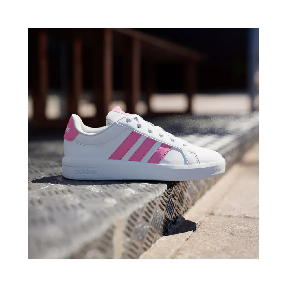 Adidas GRAND COURT 3.0 Shoes JUNIOR Cloud White / Bliss Pink / Bliss Pink (HP3528)