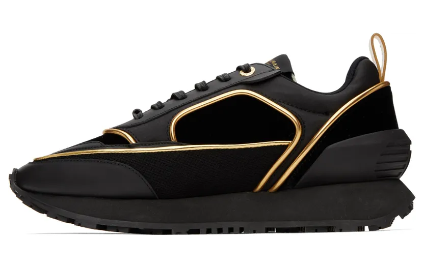 Balmain Black Racer Sneakers (YN1VK704TVNH) (3)