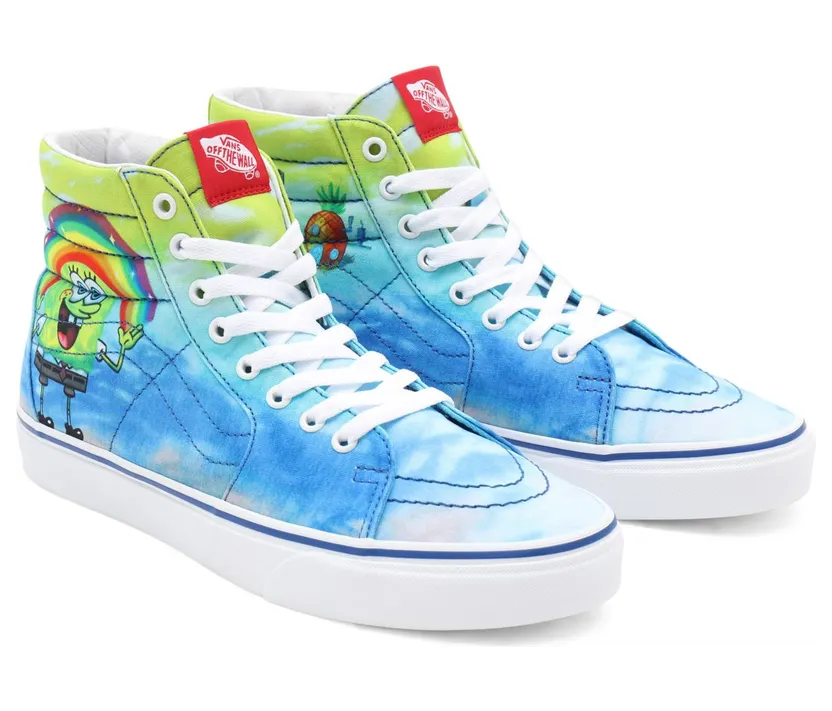 VANS Vans X Spongebob Sk8-hi 38 Dx Schoenen Multicolour (VN0A32QGZAW)