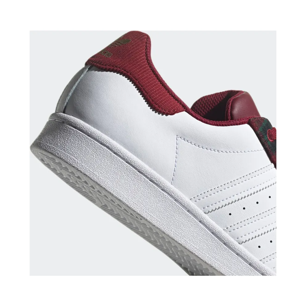 Adidas Superstar Collegiate Burgundy / Cloud White / Gold Metallic (H00211)