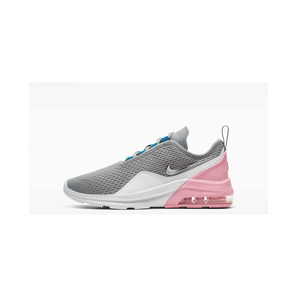 Nike Air Max Motion 2 “Light Smoke Grey / Pink / Laser Blue / Metallic Silver” (AQ2741-017)