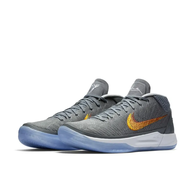 Nike Kobe A.D. Grey Snake Chrome/Habanero Red-Circuit Orange (922482-005)