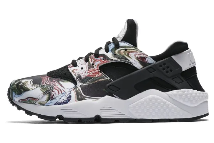 Nike Air Huarache ‘Marble Dye’ Black/Black/Vast Grey (683818-017)