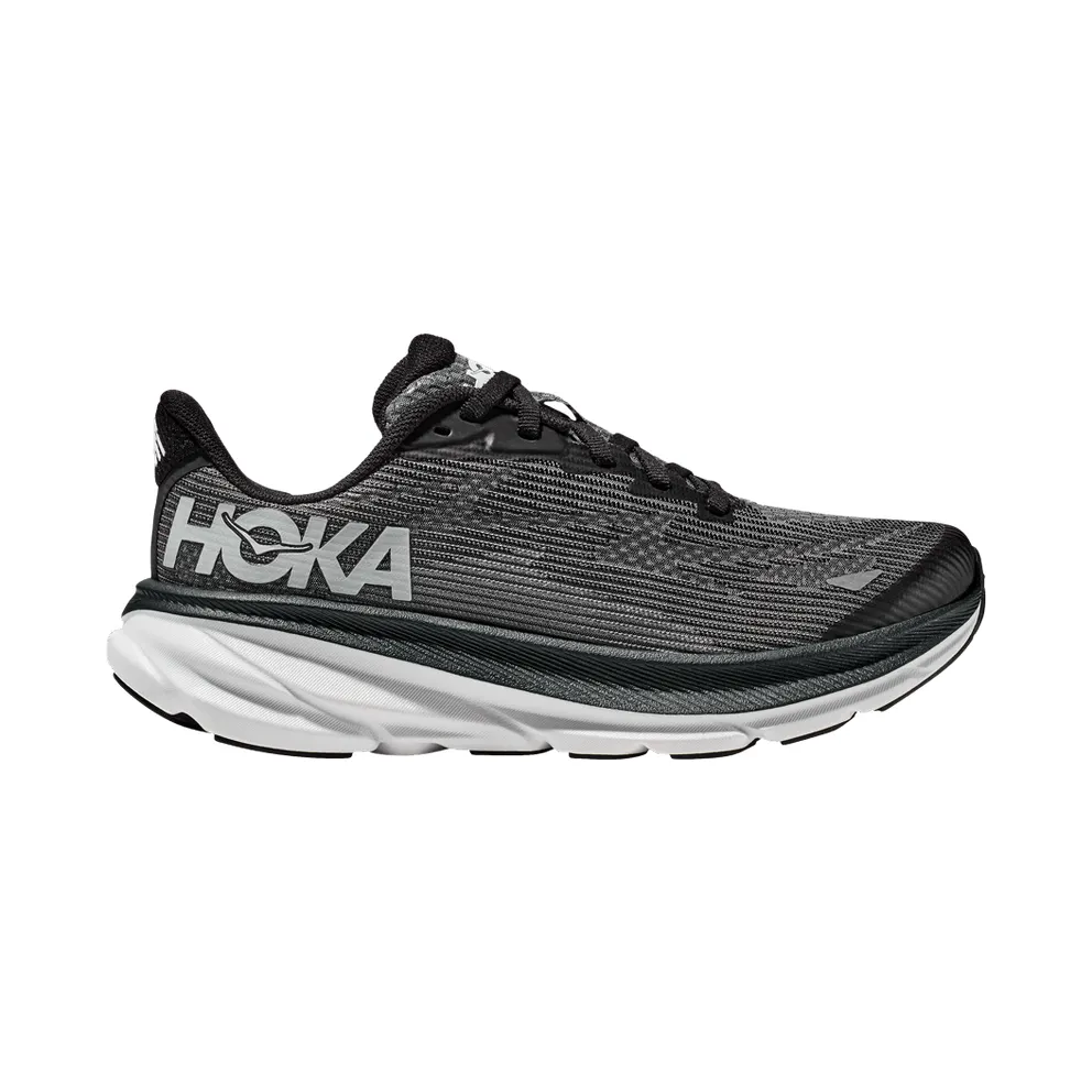 Hoka One Clifton 9 GS “Black White” (1131170-BWHT)