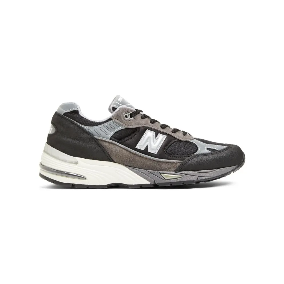 New Balance x Slam Jam 991 Made In The UK Black Grey (2021) (M991SJM)