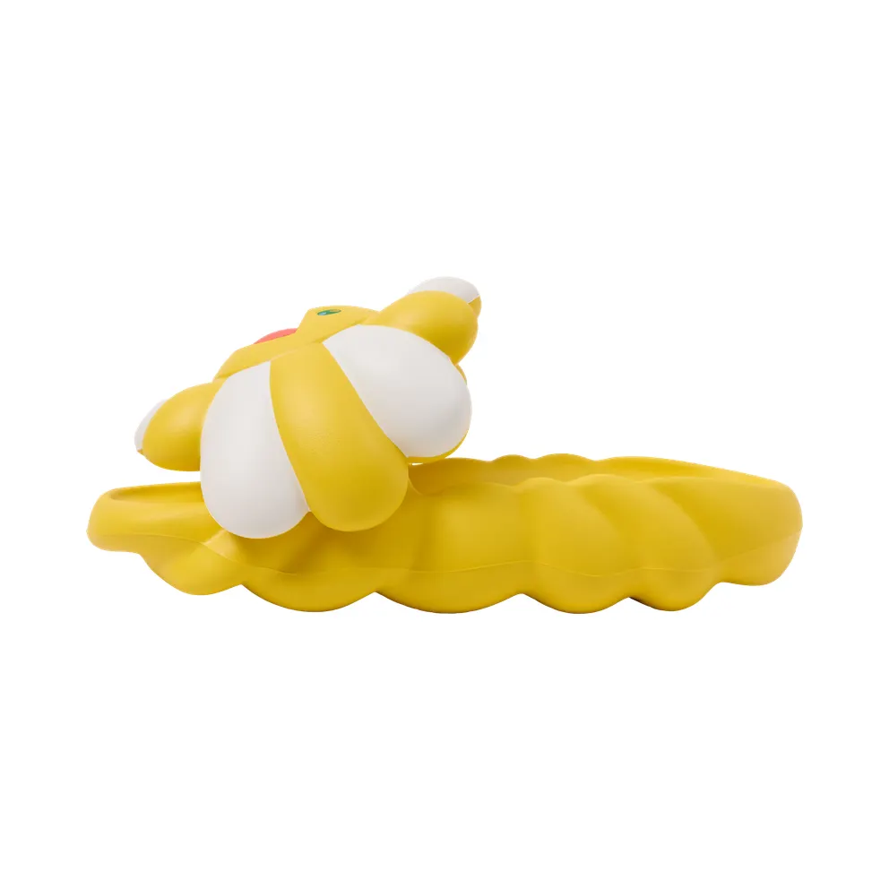 Takashi Murakami Ohana Full-Bloom Slide “Complexcon Yellow” (TM67)