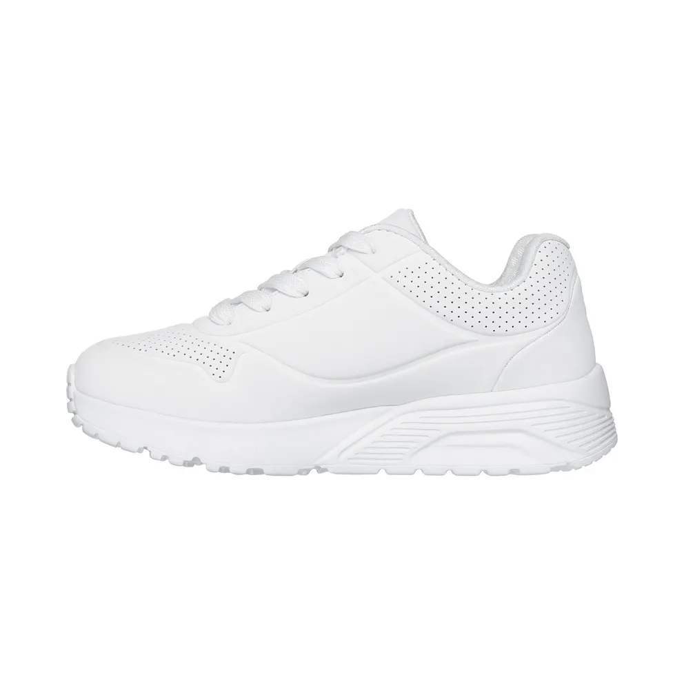 Skechers JGoldcrown: UNO Lite – Metallic Joy Sneaker White