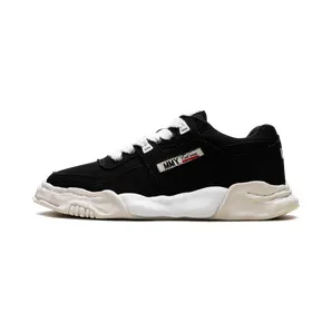 Maison Mihara Yasuhiro Parker OG Sole Cow Canvas Low “BLACK” (A08FW704-BLK)