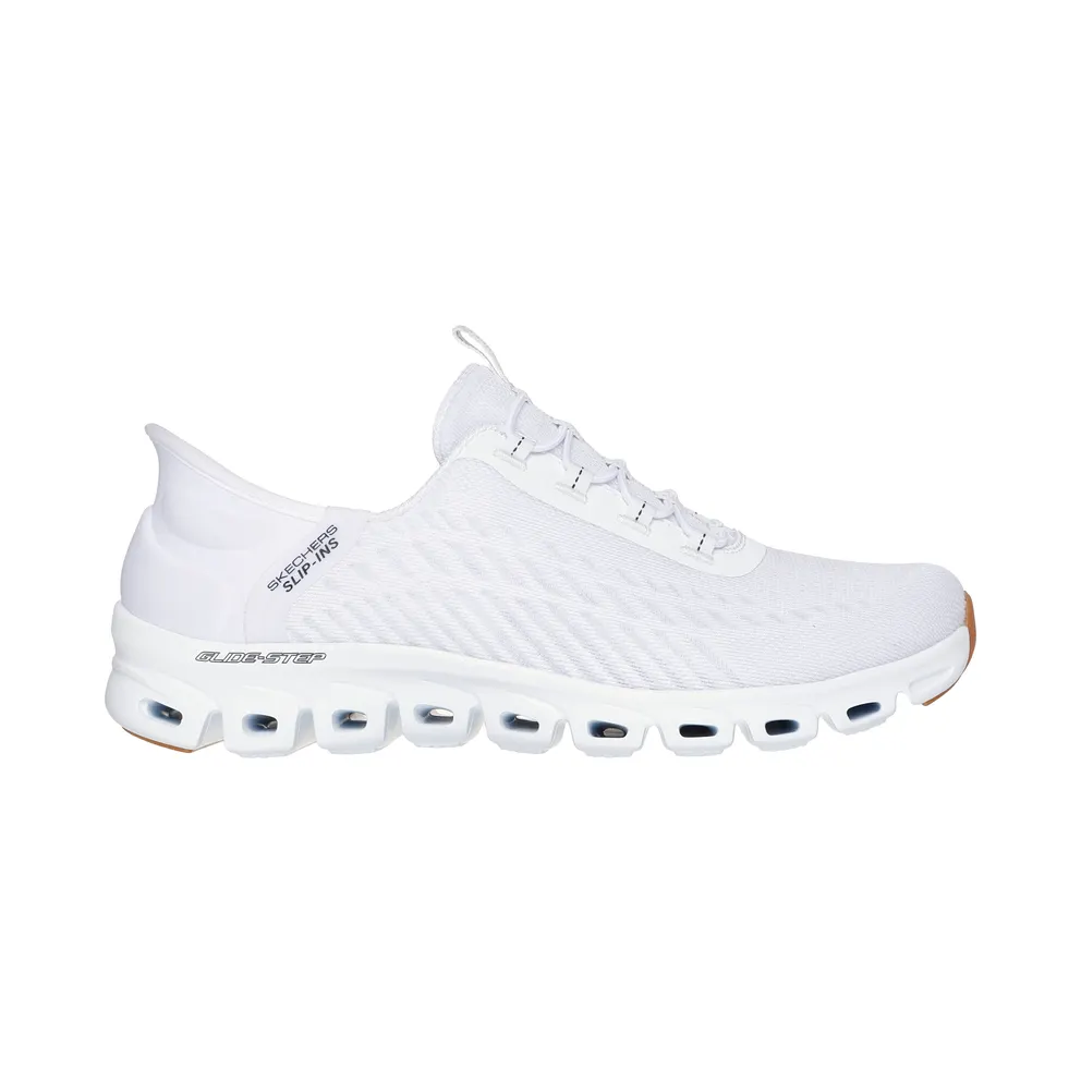 Skechers Slip-ins: Glide-Step – Tranquility – White / Black – “White” (104574 WBK)