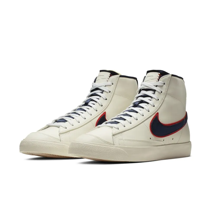 Nike Blazer Mid 77 City Pride Chicago Sail/Total Crimson-Gum Medium Brown-Obsidian (CD9318-100)