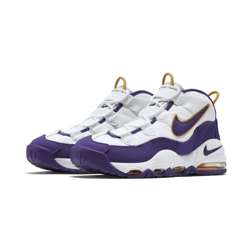 Nike Air Max Uptempo Lakers Derek Fisher White/Court Purple-White-White (311090-103)