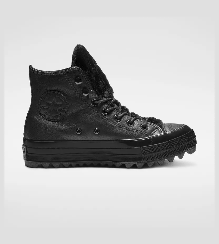 Converse Chuck Taylor All Star Street Warmer Ripple High Top Thick Sole (562422C)