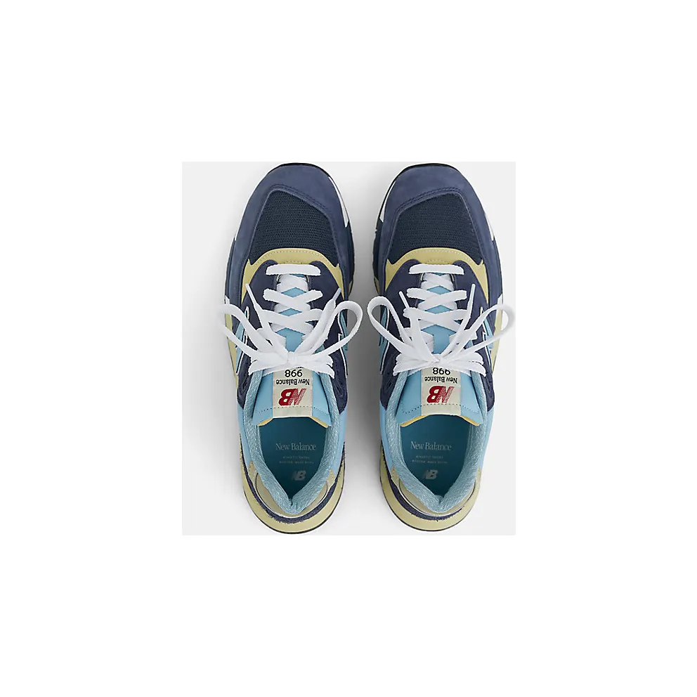 New Balance 998 “Made in USA – Navy / Chrome Blue” (U998CB)