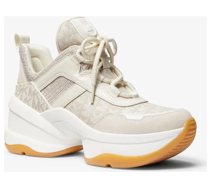 Michael Kors Sneaker Olympia Beige Combo (43F2OLFS3Y)