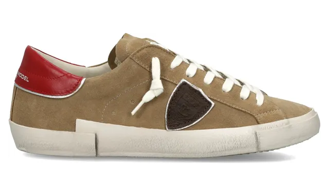 Philippe Model Prsx Logo Suede “Neutrals” (PRLU XS21)