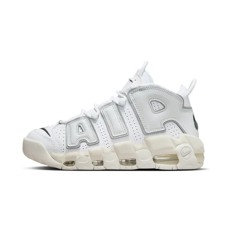 Nike Air More Uptempo “White / Photon Dust / Metallic Silver / Iron Grey” (FN3497-101)
