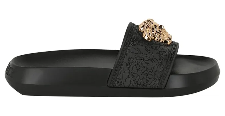 Versace Medusa Pool Slide Black (1009461-DGOM8-KVO41)
