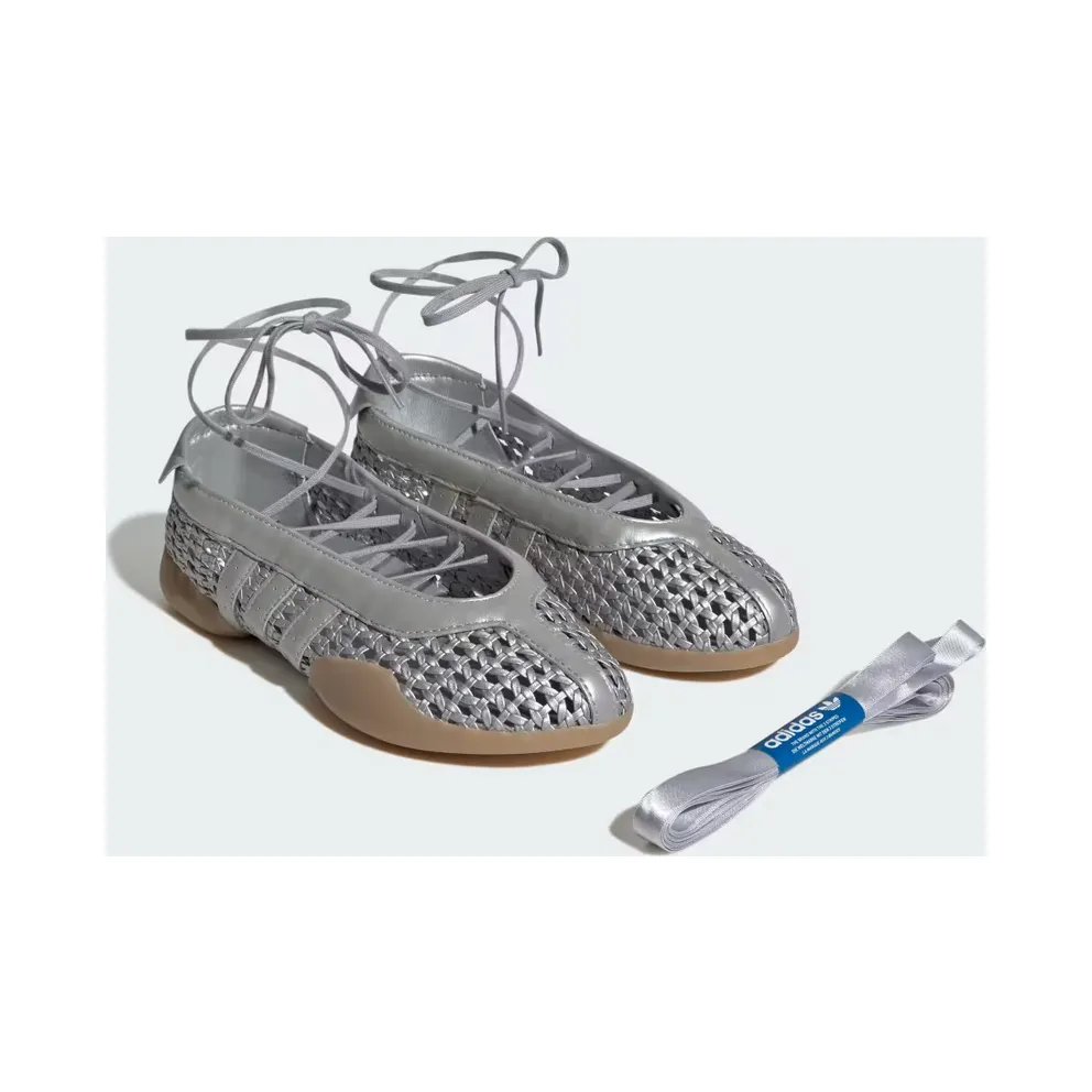 adidas Taekwondo Mei “Silver Metallic / Silver Metallic / Gum” (HQ9627)