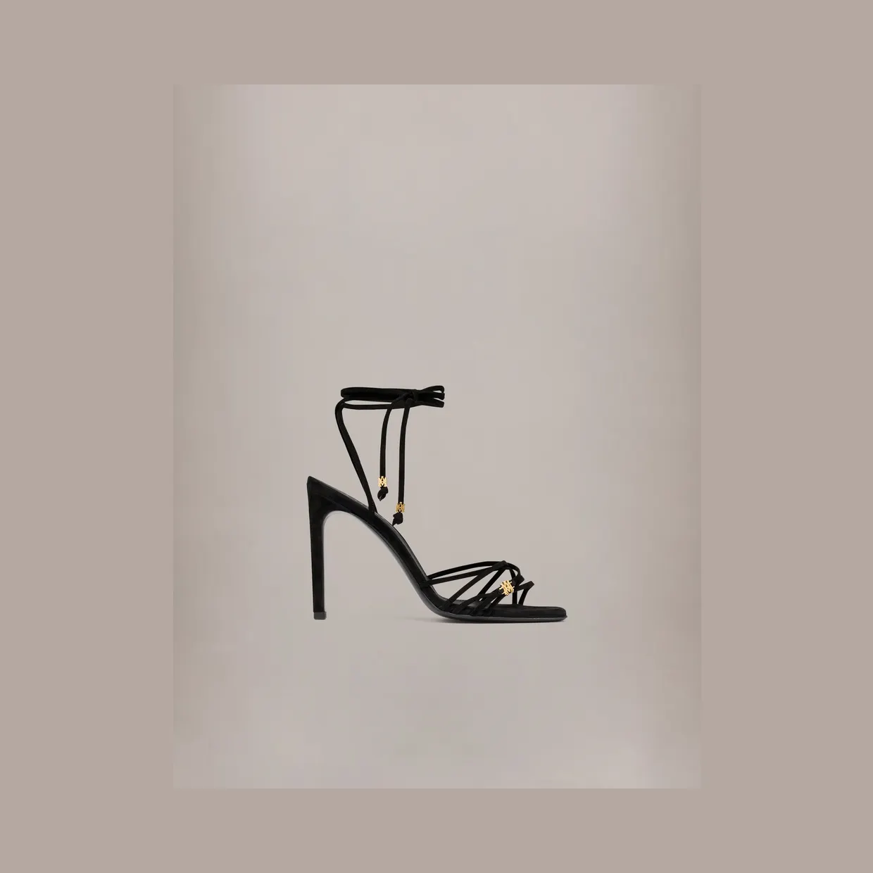 Amiri MA Heeled Sandal “Black” (AWHEHL1003-001)